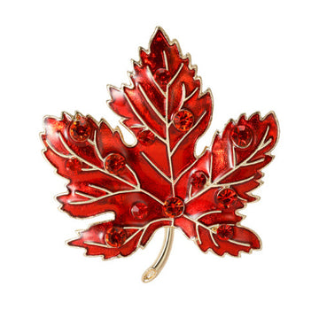 XSB175 - Maple Leaf Saree Brooch